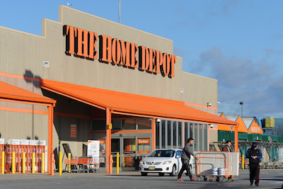 home depot front store