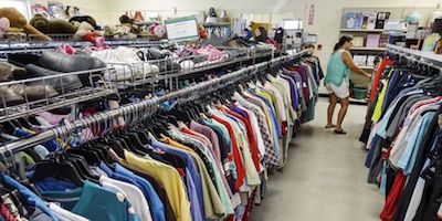 thrift store that buys used clothes woman clothing
